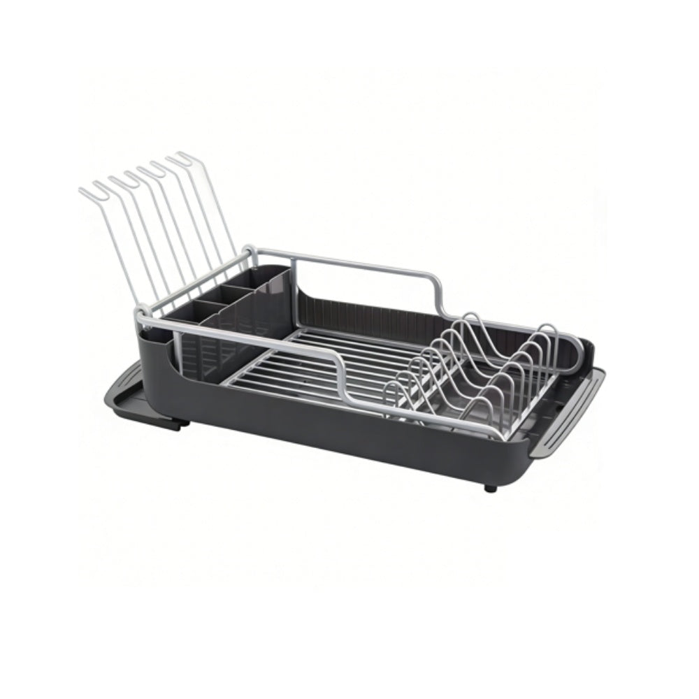 Aluminum Dish Drying Rack /w PP tray