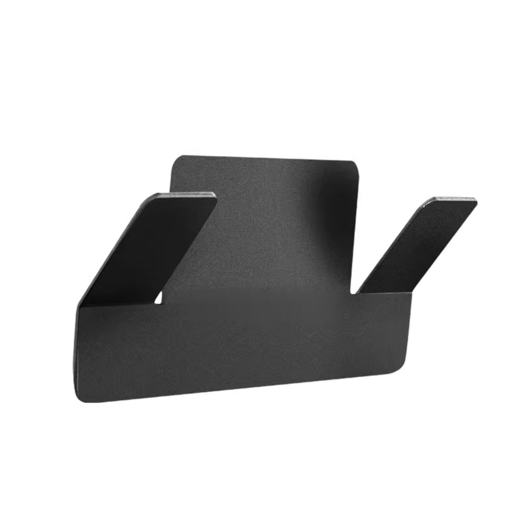 Black Holder Hanger /w Nail-free Adhesive 120*30*65mm