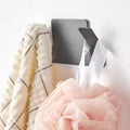 Black Holder Hanger with Nail-free Adhesive 120*30*65mm