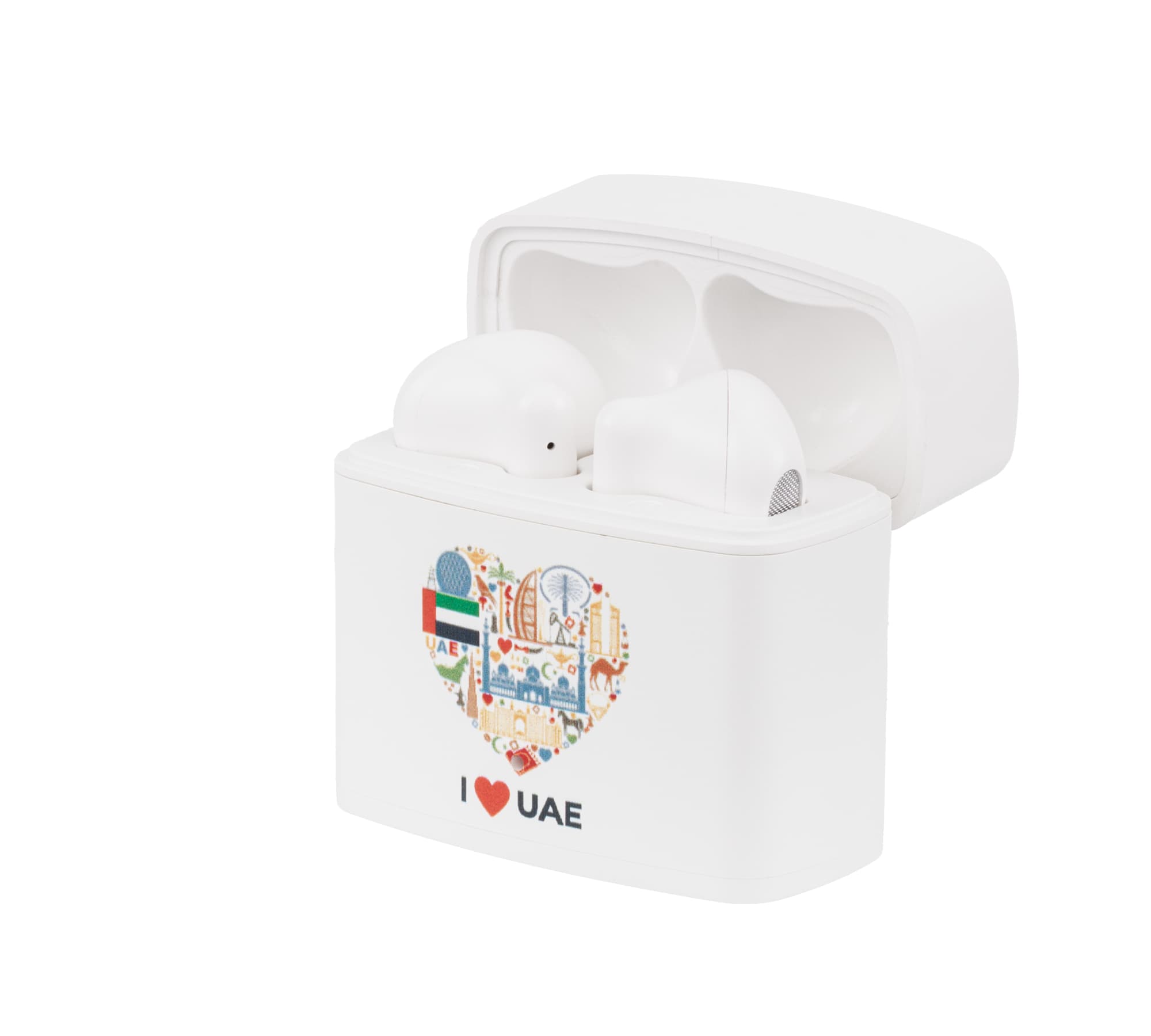 RECYCLED ABS ECO-FRIENDLY EARBUDS - Heart