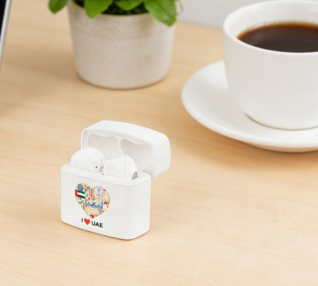 RECYCLED ABS ECO-FRIENDLY EARBUDS - Heart