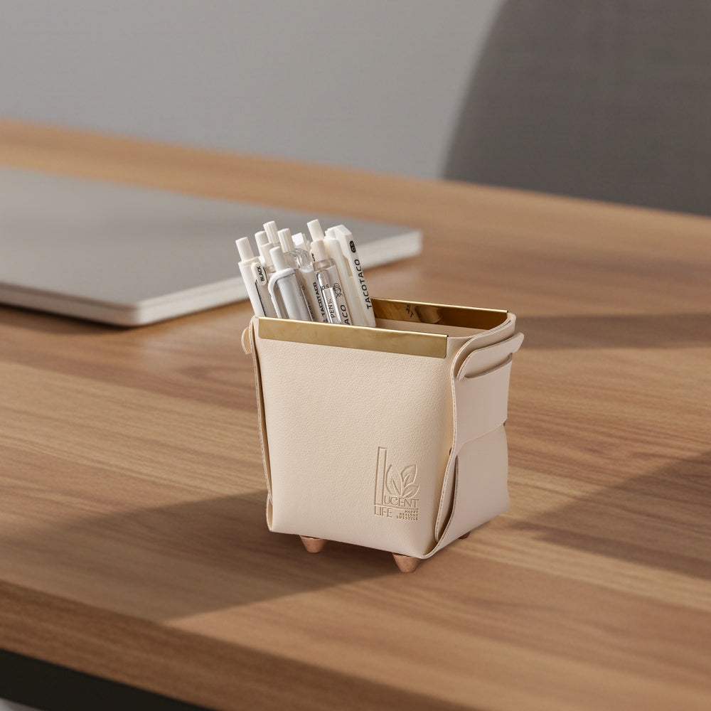 PU Leather Pen Holder (Set of 3) 115*70*110mm