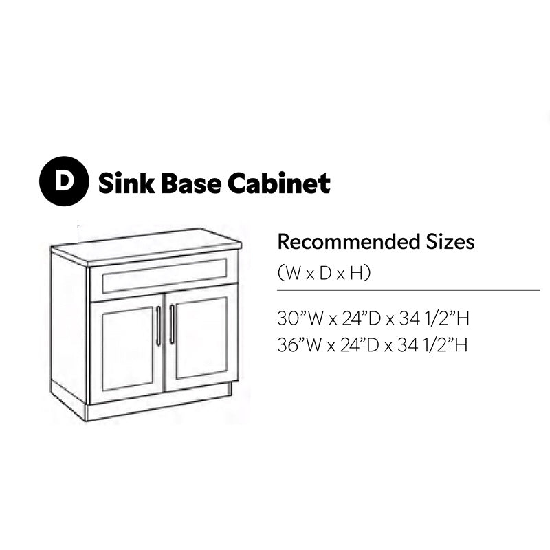 CYRENE Collection Sink Base Roll Out