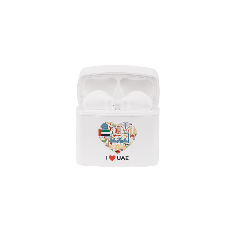 RECYCLED ABS ECO-FRIENDLY EARBUDS - Heart