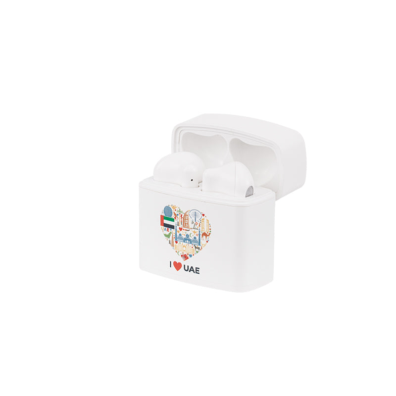 RECYCLED ABS ECO-FRIENDLY EARBUDS - Heart