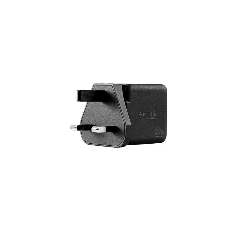 Trivolt-Midnight Black Adapter AC100-240V 50/60Hz, 0.8A Max