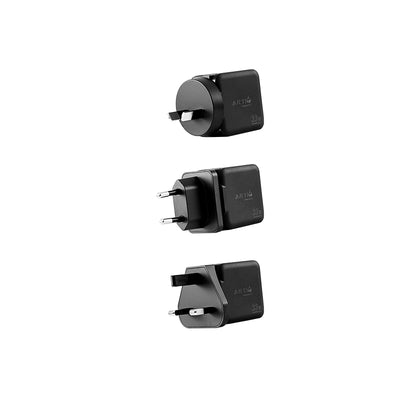 Trivolt-Midnight Black Adapter AC100-240V 50/60Hz, 0.8A Max