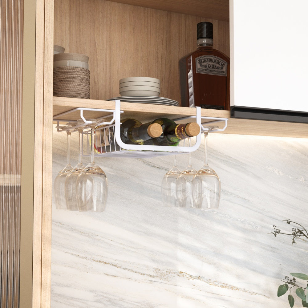 Under Cabinet Wine Glass Storage Rack (415*260*115mm)