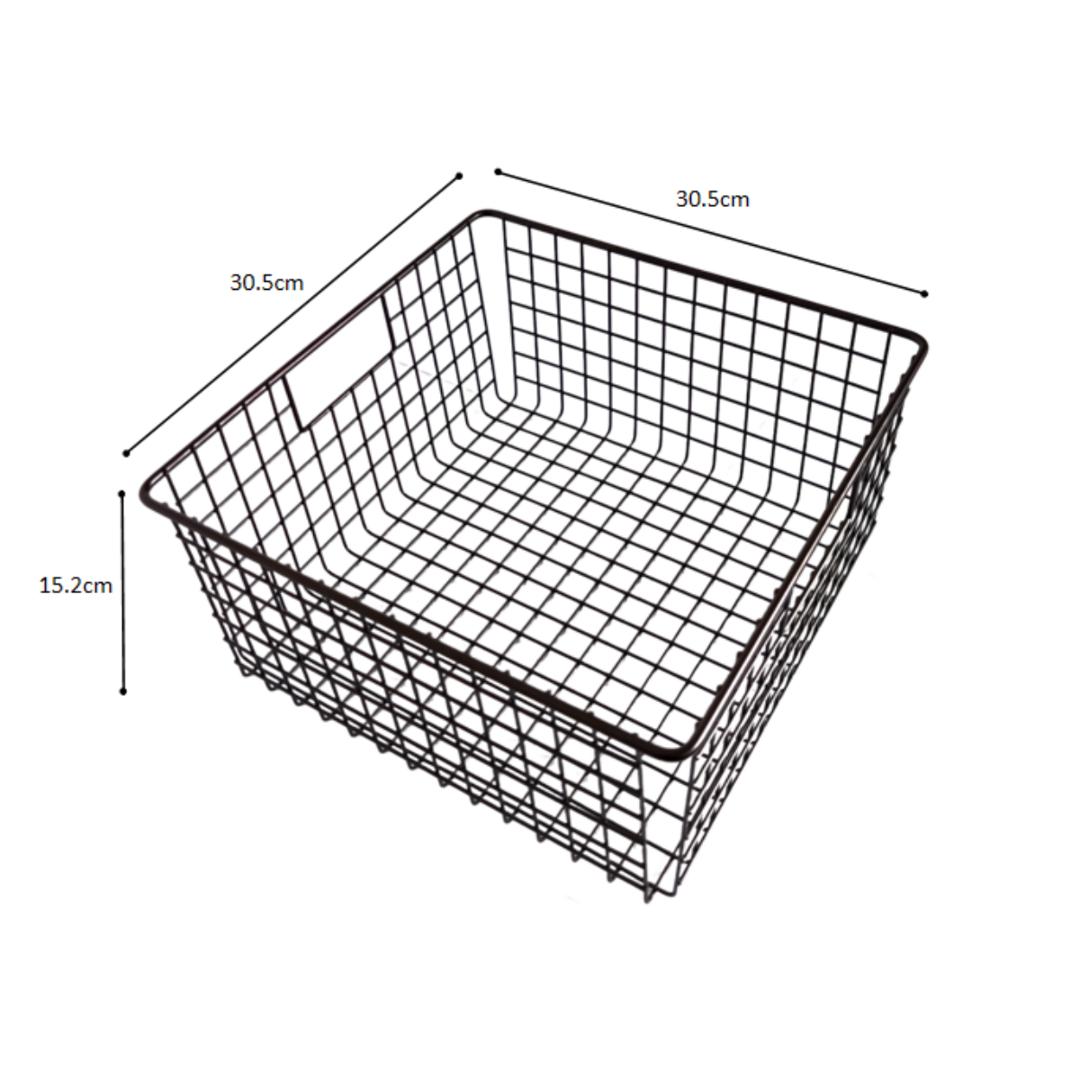 Wire Baskets Set of 2 (305*305*152mm)